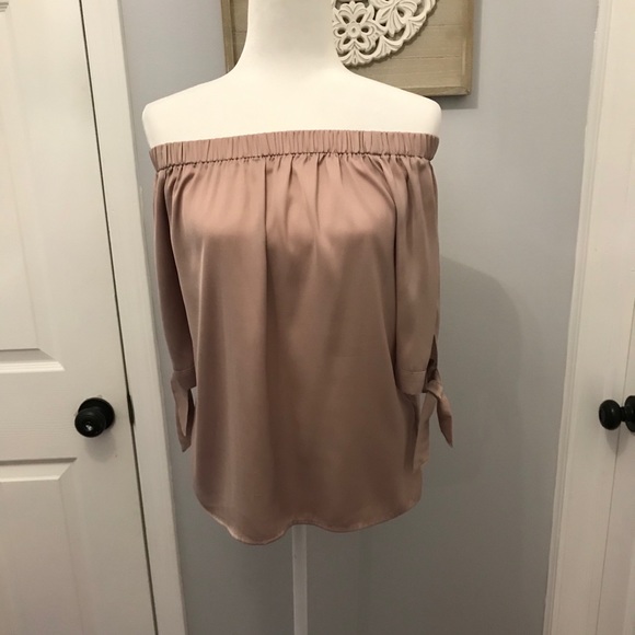 H&M cream one shoulder top size 6 - Picture 1 of 4